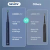 SEJOY Sonic Electric Toothbrush Teeth Whitening Vibration 5 Modes 8 Replacement Brush Heads USB Rechargeable 5