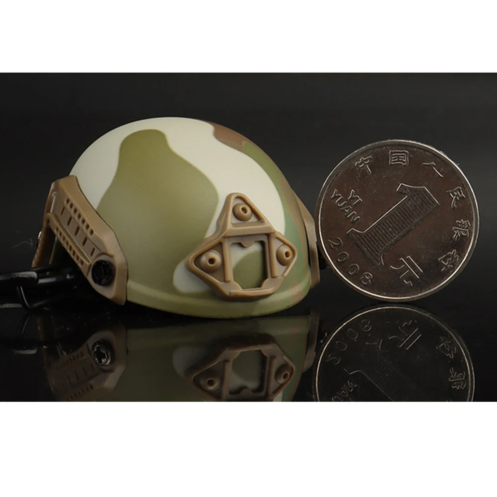 새로운 미니 빠른 헬멧 키 체인 하이킹 캠핑 병 뚜껑 오프너, Decrowner 더미 헬멧 모양의 장난감 장식 선물 야외 도구