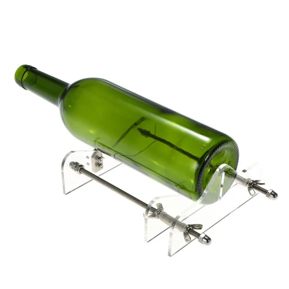 Glass Bottle Cutter Acrylic Adjustable DIY Bottle Cutting Machine for Wine/Beer Bottles Professional Tool Kitchen Accessories