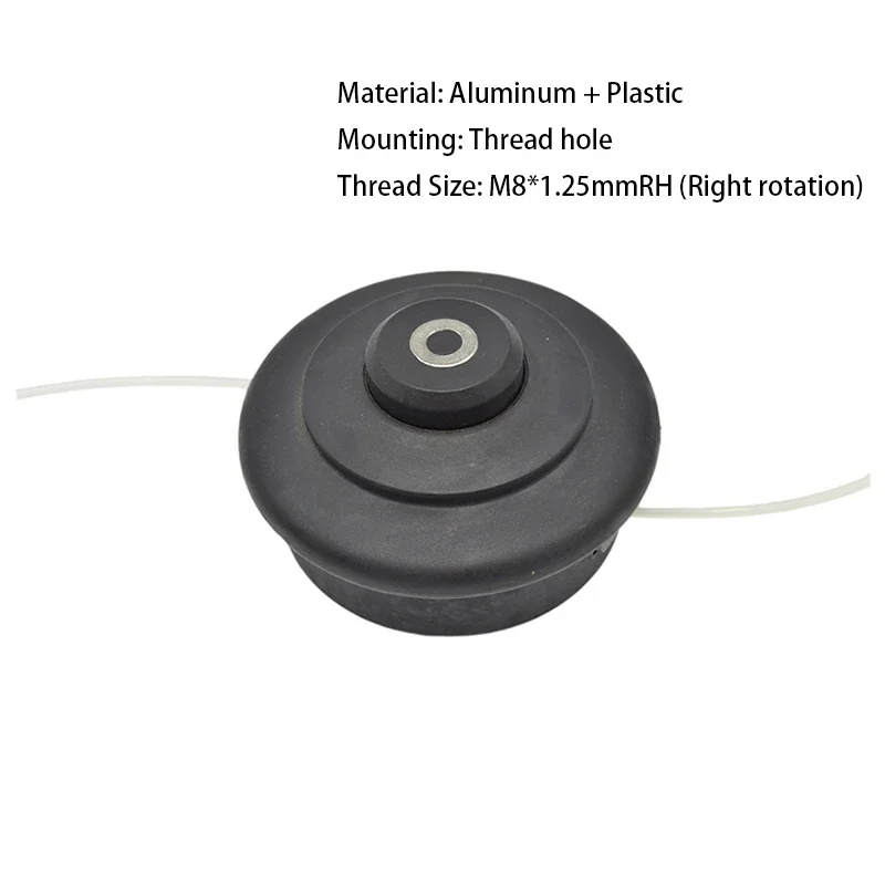Universal M8 Aluminum Nylon Brush Mower Grass Trimmer Head