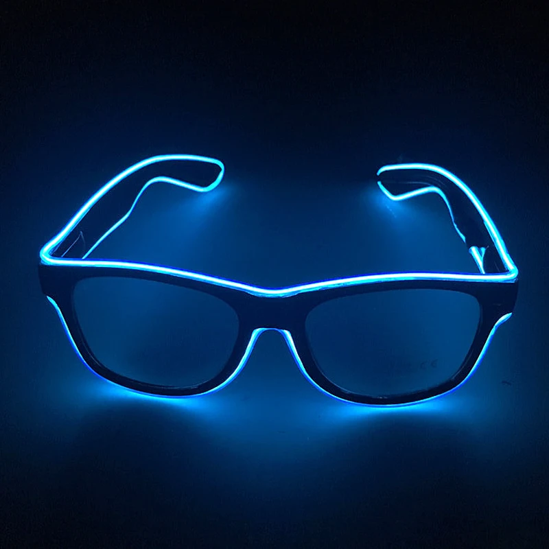 Led Glasses Neon Party Flashing Glasses EL Wire Glowing Luminous