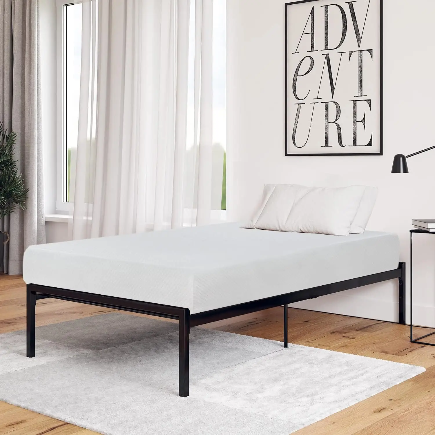 Twin Mattress 12 inch Gel Memory Foam Mattress Medium Firm Mattresses for Cool Sleep Relieving Pressure Relief Ce