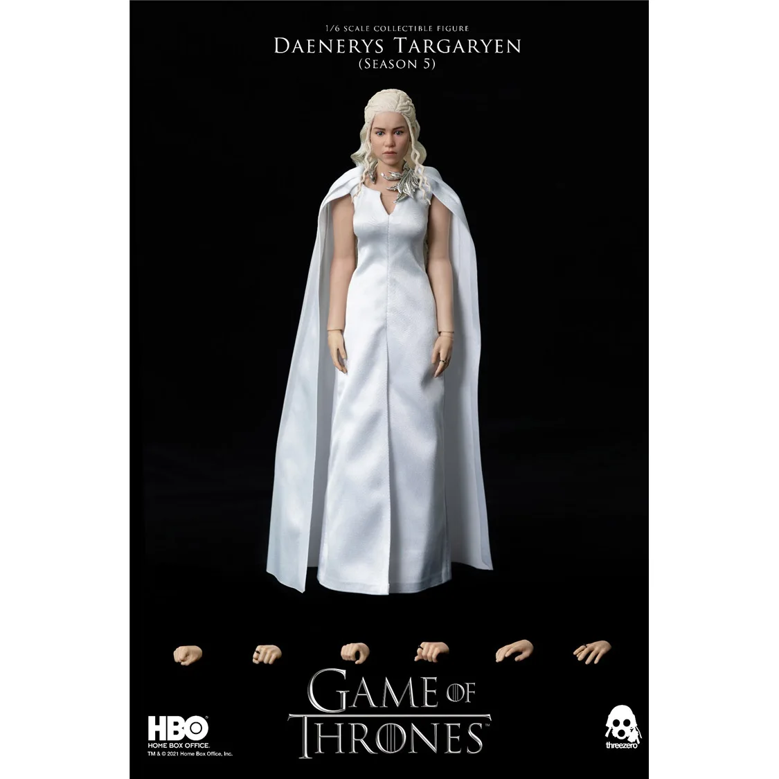 In Magazzino Originale Threezero 3 Z0146 Daenerys Targaryen Una Canzone Di Ghiaccio E Fuoco Gioco Dei Troni Una Serie Di Giochi Rivelatori Giocattoli 