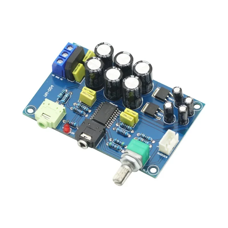 TPA6120 Headphone Amplifier Board HIFI TPA6120A2 Audiophile Headphone Amplifier Board Zero Bottom Noise Kit Finished audio amplifier audio power amplifier board