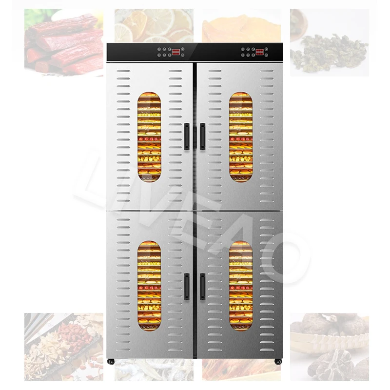 

80 Layers Stainless Steel Food Dryer Household Dehydrated Vegetables Meat Pet Snacks Seafood Fruit Tea Dry Machine 220V