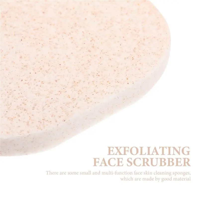 10Pcs Facial Cleaning Sponges Face Wash Multi-Function Exfoliating Sponges Hanging Cleaner Makeup Removal Face Scrubbers 6