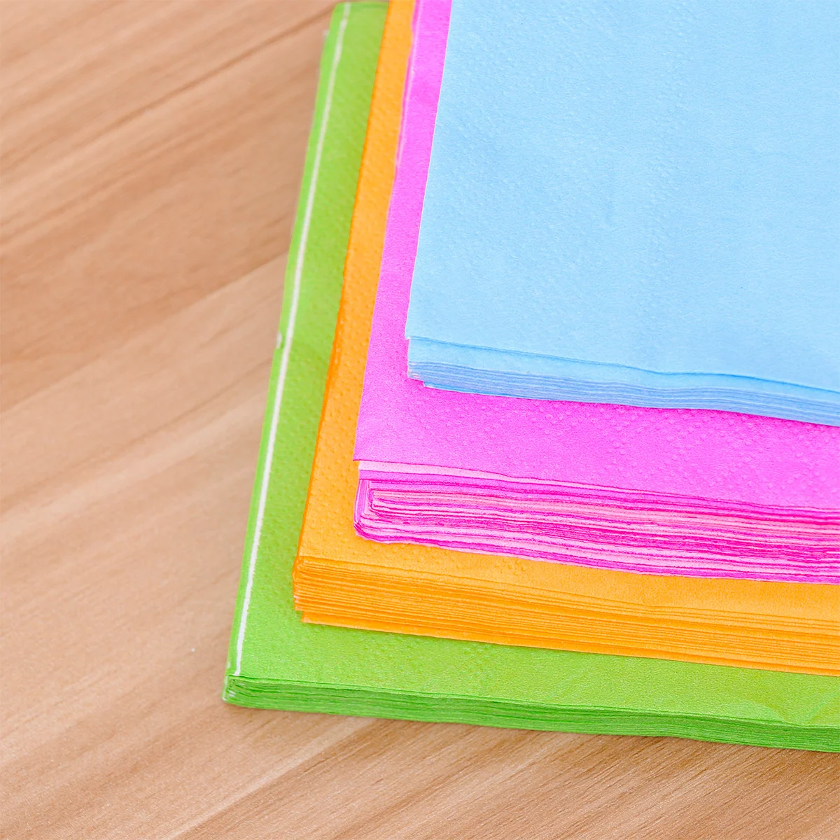 Dinner Napkins 80 Pcs Paper Towel Solid Color Tissue Cocktail Pure Serviette Handkerchief paper napkins