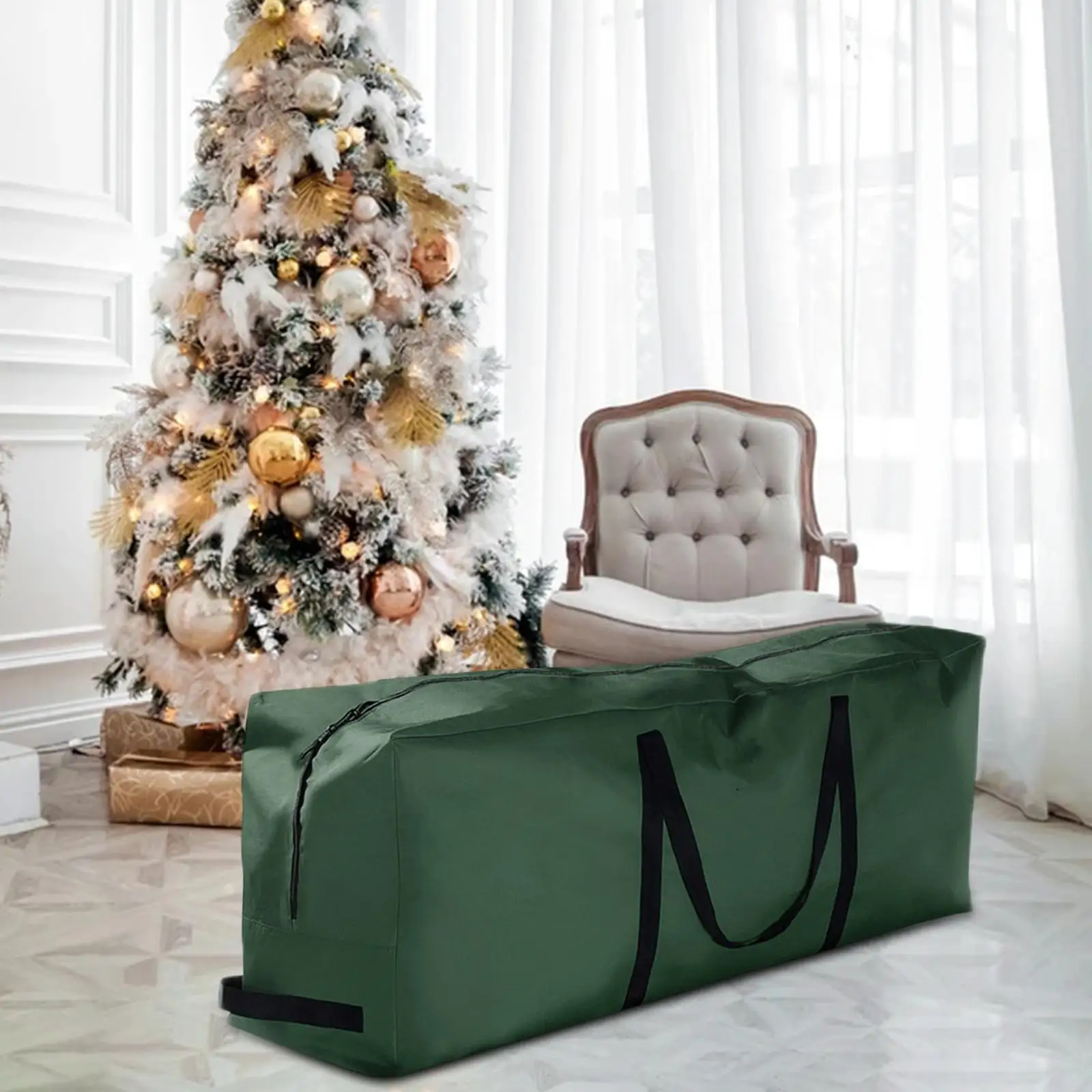 Christmas Tree Storage Bags Foldable Waterproof Large Capacity Quilt Clothes Dust-Storage
