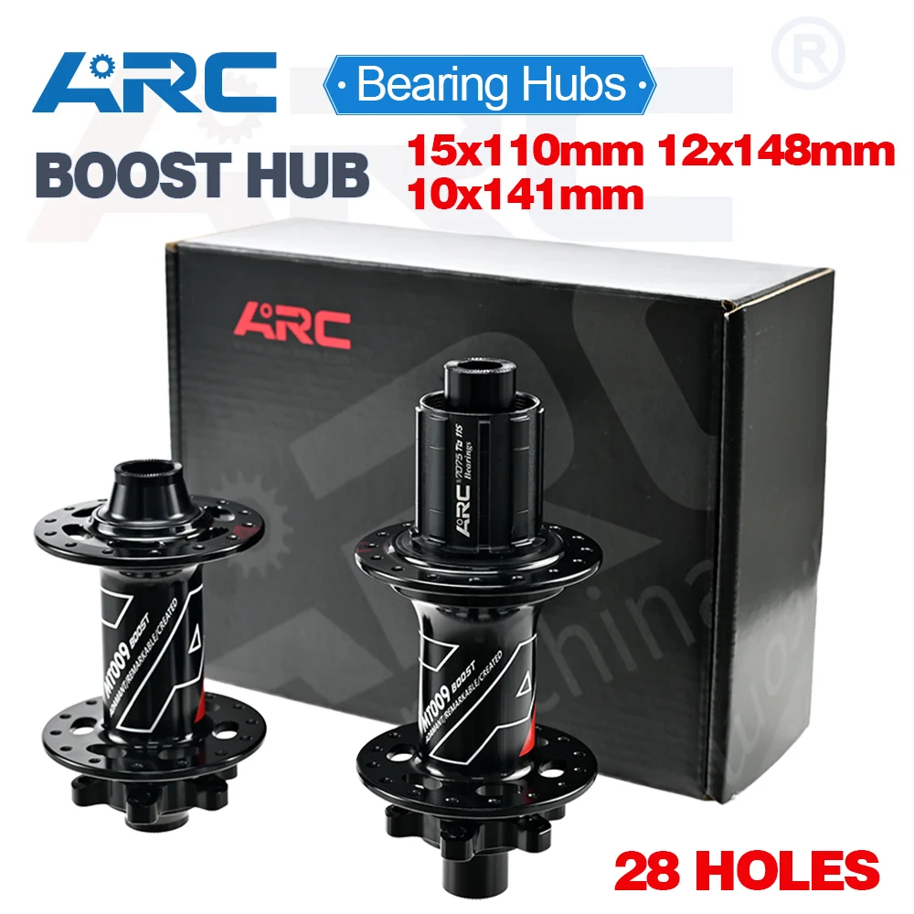 

ARC MT009 28 Holes Boost Hub Moutain Bike For HG / Micro Spline / Sram XD Hub 6 Pawls 114 Clicks Bearing Hub 8 9 10 11 12 Speed