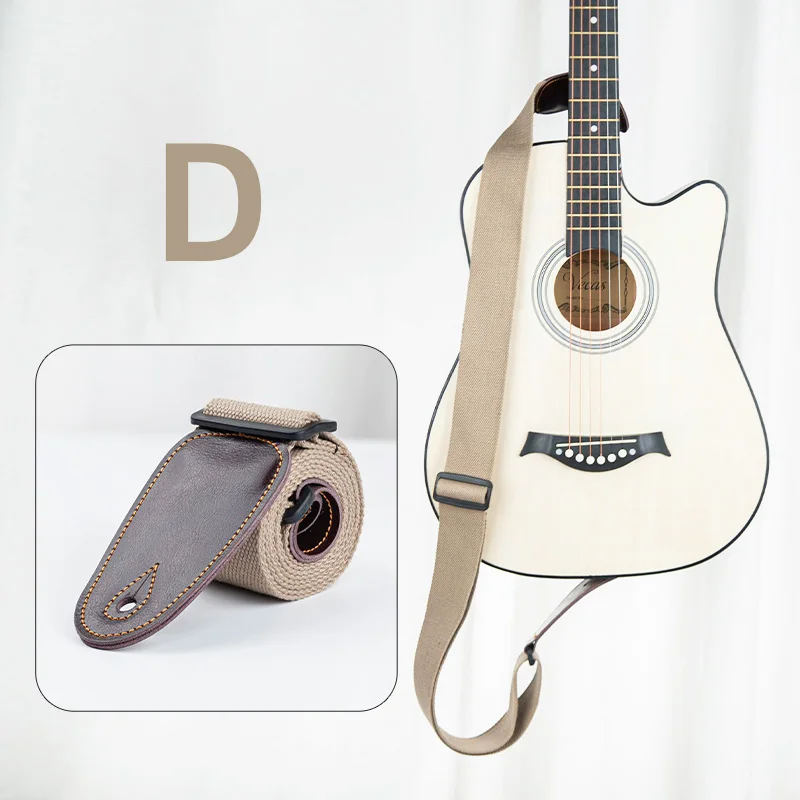Gitarrengurt, Folk-Gitarrengurt, Gitarrengurt aus Polyester-Baumwolle, Schultergurt, Umhängegurt, geeignet für Akustik- und E-Gitarren, universelles Zubehör für Männer und Frauen – Detail 10