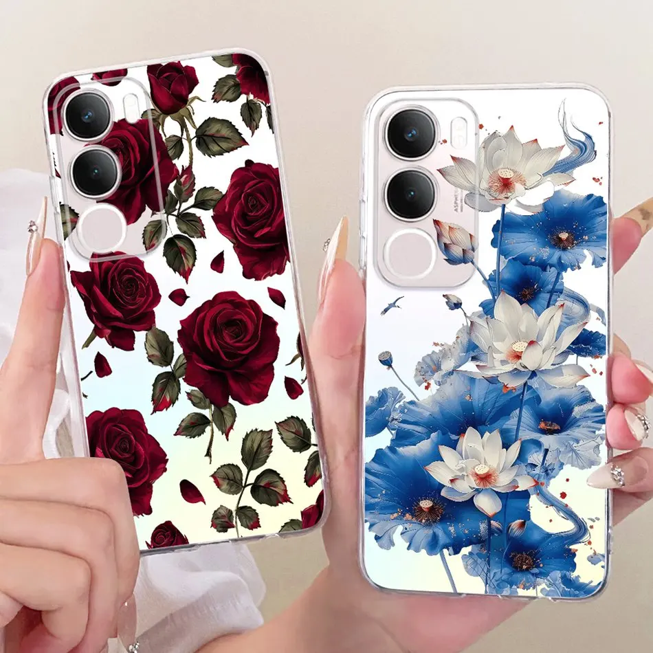 Transparent TPU Soft Silicone Phone Case - New Simple Style