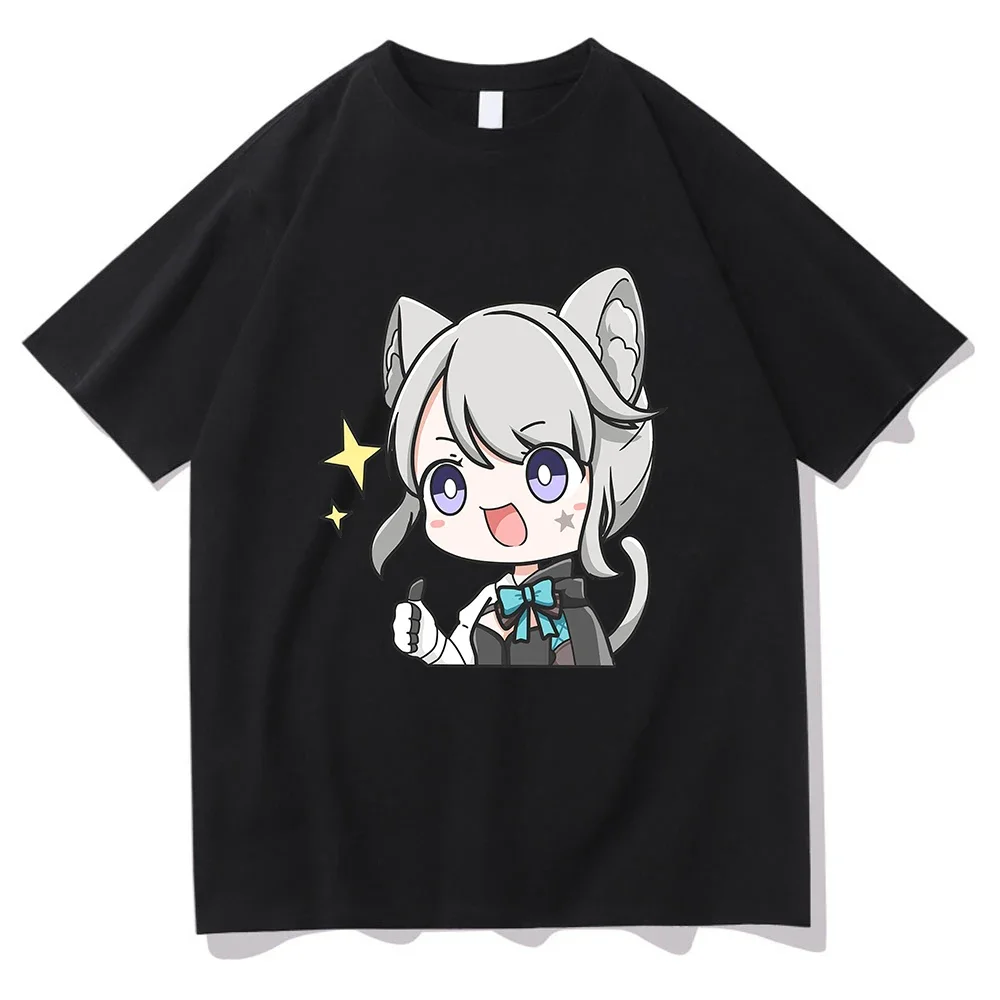 

Genshin Impact Lynette Print Women T-shirt Harajuku Summer Aesthetic Kawaii T Shirt Anime Cartoon Casual Unisex Y2k Clothes Tops