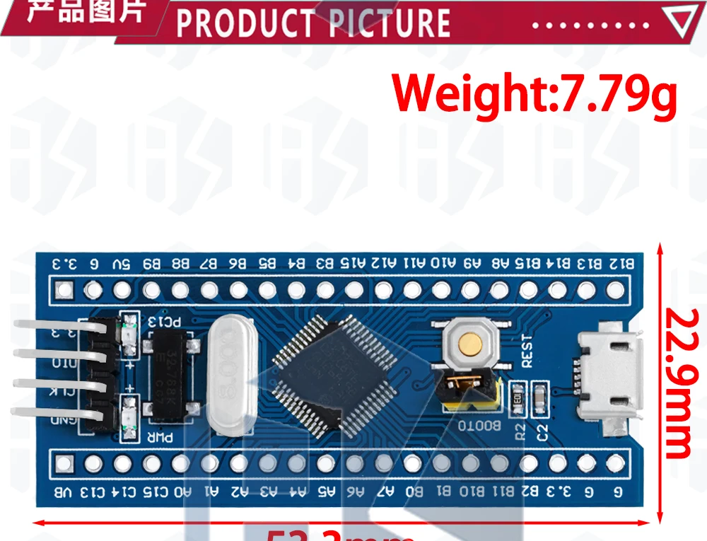 ST-LINK V2 Simulator Download Programmer STM32F103C8T6 CH32F103C8T6 2 Mindestsystem-Entwicklungsplatine STM32F401 STM32F411 – Detail 12