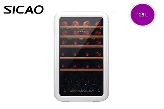 White Wine Cooler Humidor Wine Bottle Fridge Celler Refrigerator Cabinet for Home