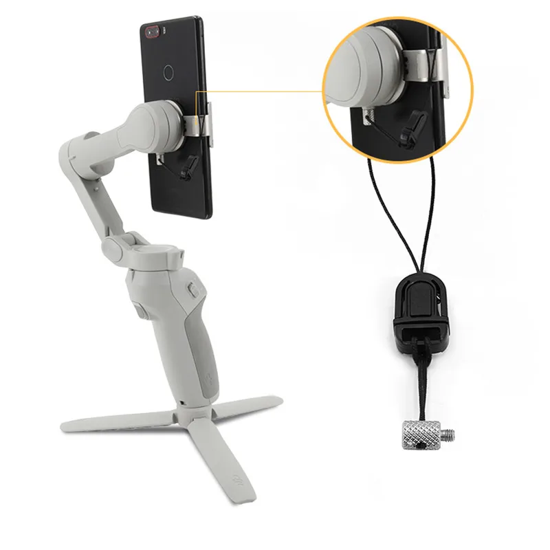 Magnetic Phone Holder Anti-lost Strap Rope Osmo Mobile 4 SE Gimbal Anti-drop Lanyard Prevent Phone for DJI OM 6 5 phone clamp holder handheld gimbal accessories