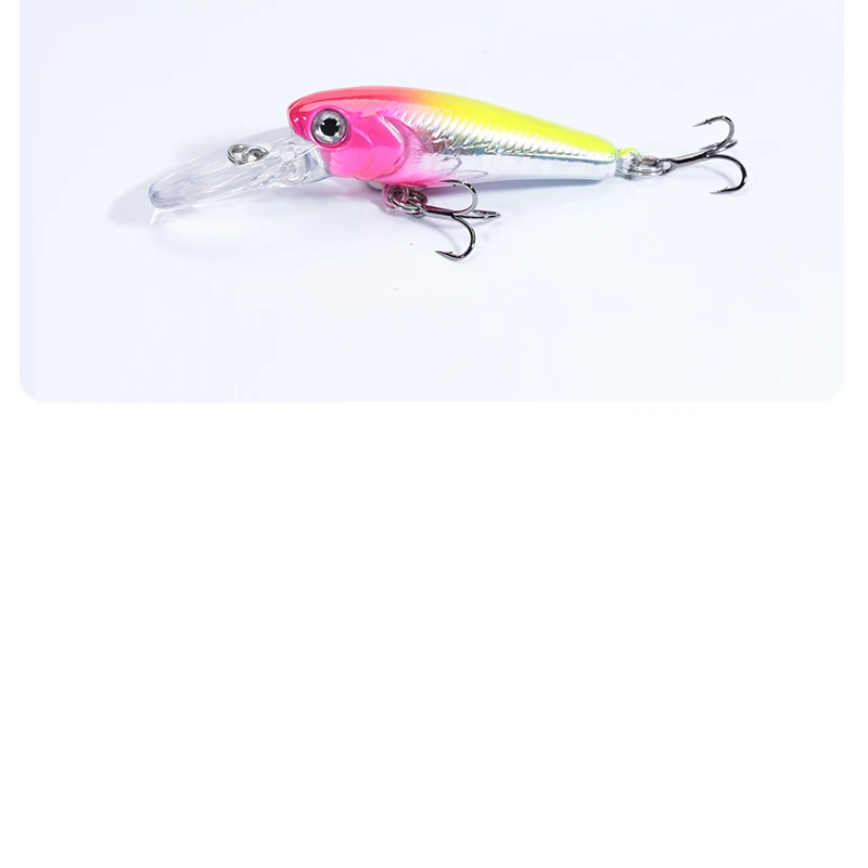 OUTKIT 3,2g 40mm Schwimmende Minnow Winter Angeln Köder Für Forelle Harten Köder Crankbait Wobbler Angelgerät Für Bass barsch Pesca – Detail 11
