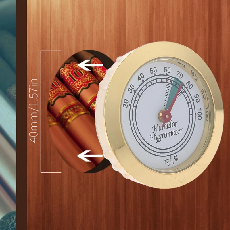 

X6HD 43MM High Precision Industrial Cigar Box Cellar Mechanical Portable Hygrometer