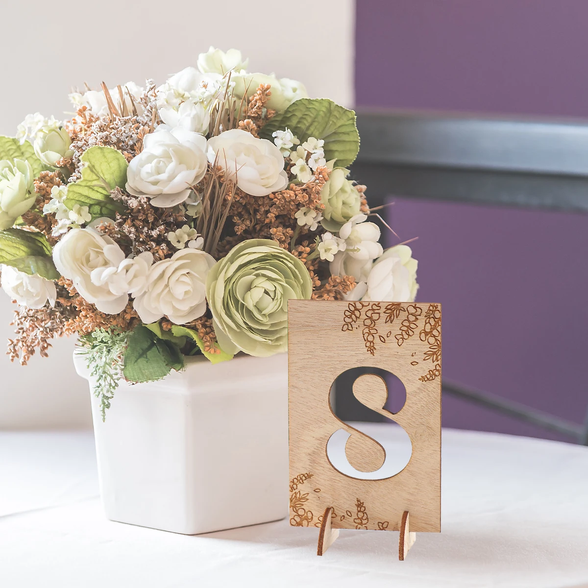10Pcs Wedding Wooden Table Numbers 1-10 Wood Signs Rustic Party Decor Engagement Seat Sign Gift wooden wedding supplies