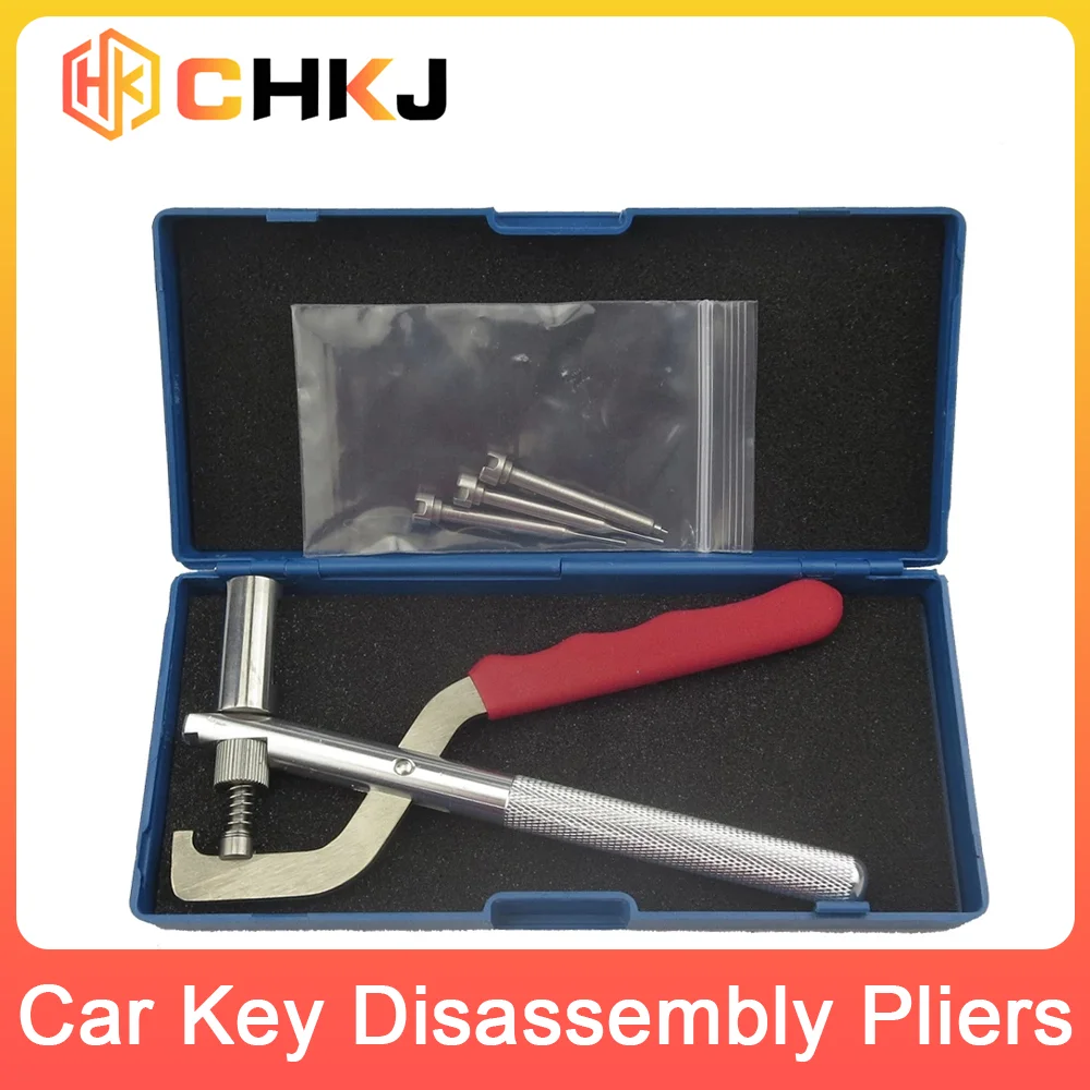 

CHKJ Original For HUK Folding Key Split Pin Clamp Auto Remote Car Key Disassembly Pliers Fixing Tool locksmiths Tool Key Remover