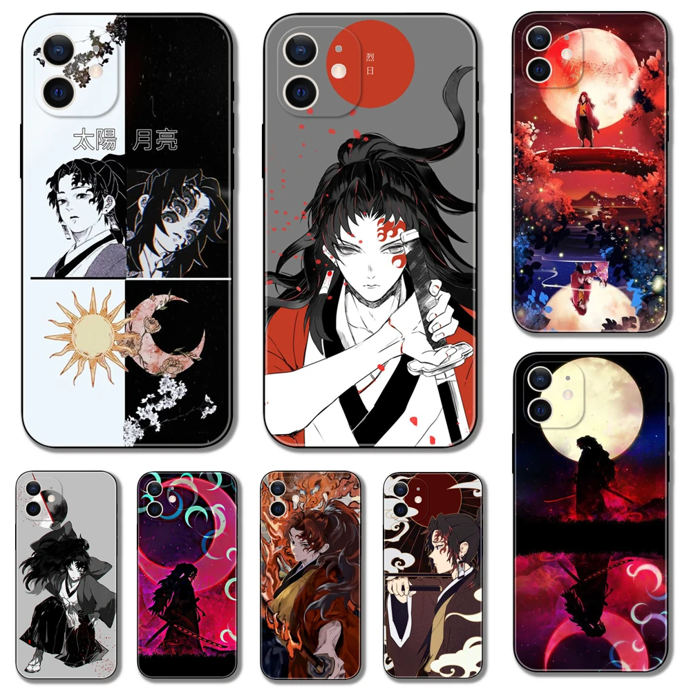 Чехол для телефона Tsugikuni Yoriichi, мягкий черный чехол из ТПУ для iphone,14 2020se 6 6s 7 8 plus x 10 XR XS 11 12 13 mini pro MAX