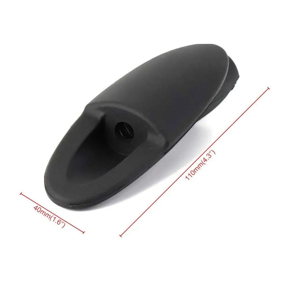 Manual Antenna Base Bezel For 2004-2010 Toyota Sienna - Black Rubber Ornament, OEM Style 3 thumbnail image