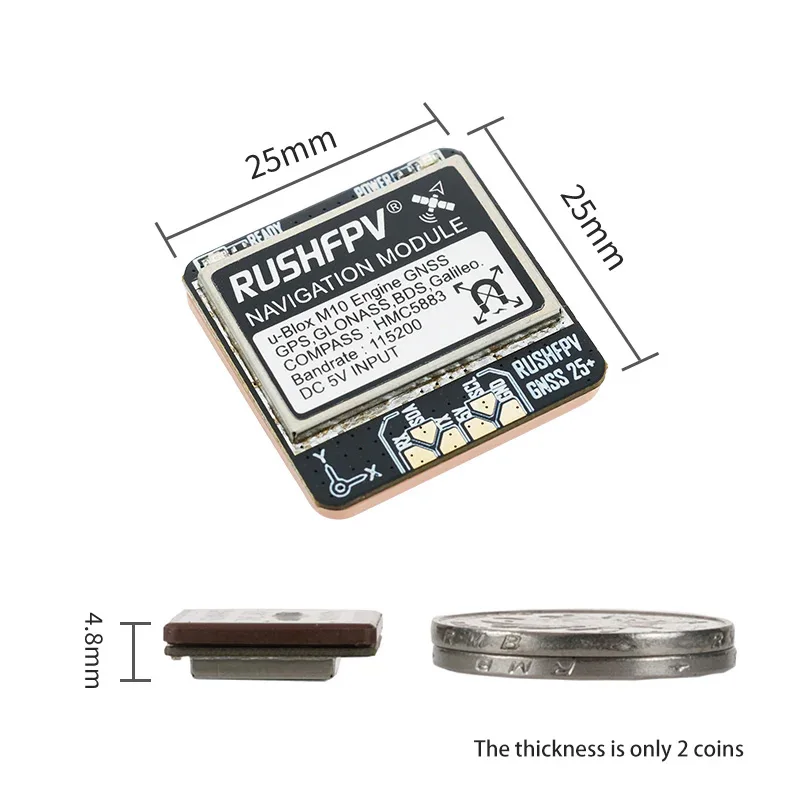 Module GNSS Micro/Mini/Pro GPS Boussole pour Drone FPV - RUSHFPV