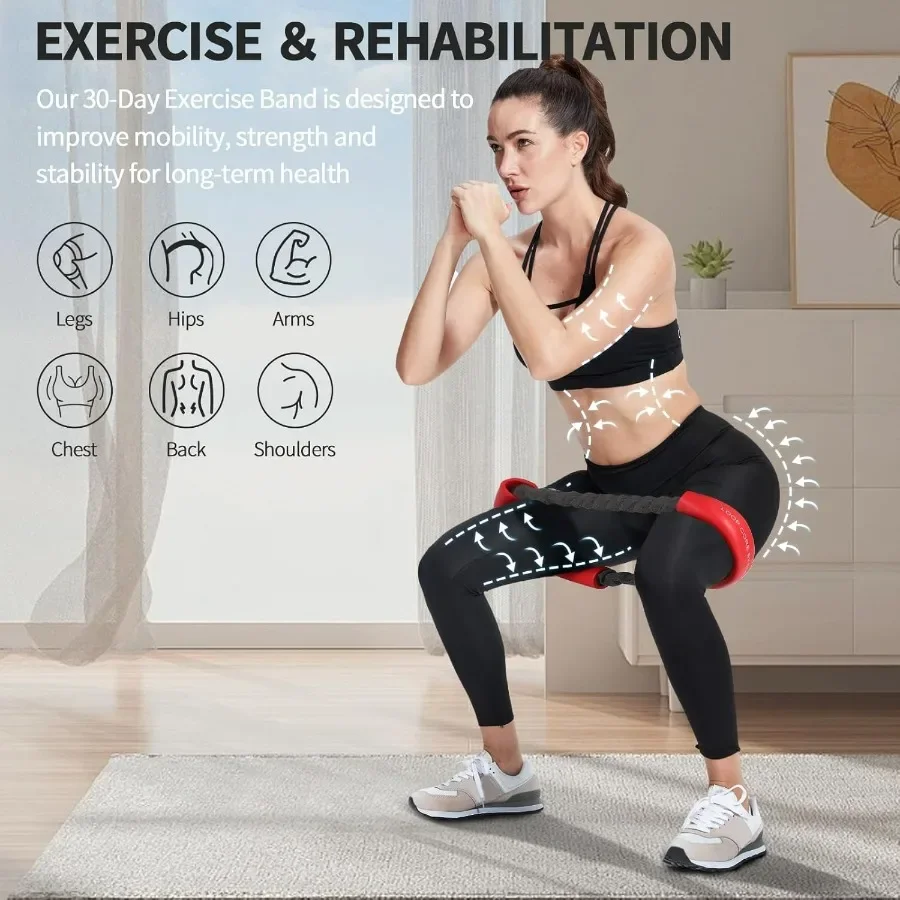 Hip & Core System, Resistance Loop to Stretch, Core Fitness Glute Workout Bands