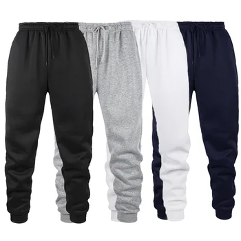 Palestra da uomo - Pantaloni da jogging pronti Pantaloni sportivi tinta unita Ideale per allenamenti autunnali e invernali 1