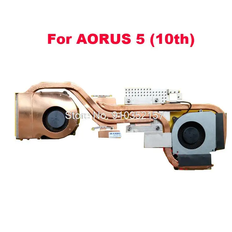 

Laptop 4PIN CPU GPU FAN&Heatsink For Gigabyte For AORUS 5 10th For AORUS 5 KB KB-7NL1130SH For AORUS 5 MB SB New