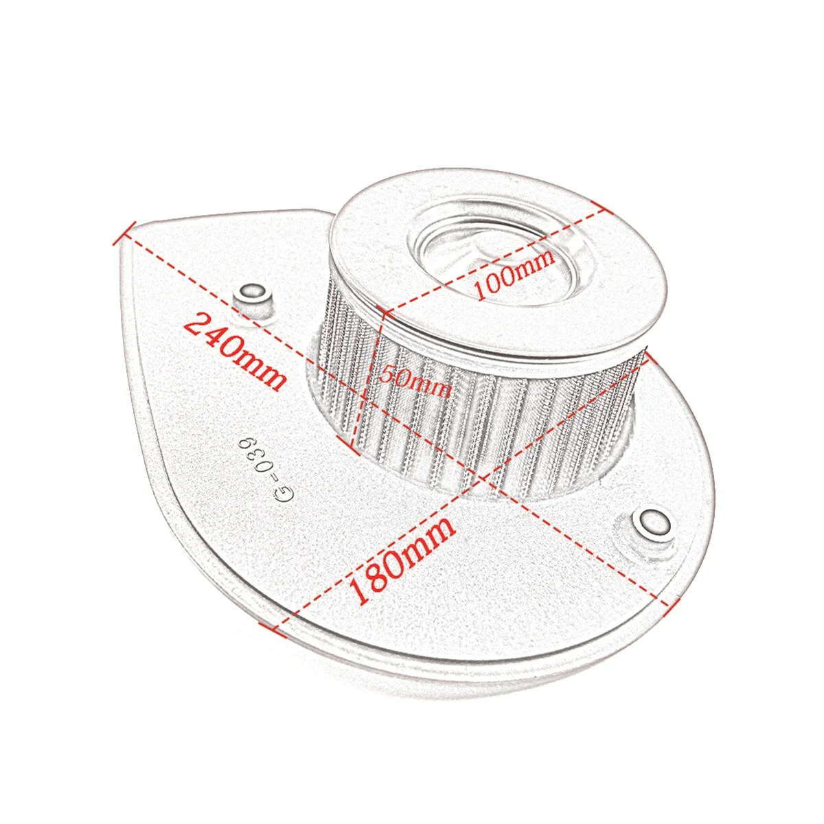 Motorcycle High Flow Air Filter Elements Style Filter for Harley XG750
