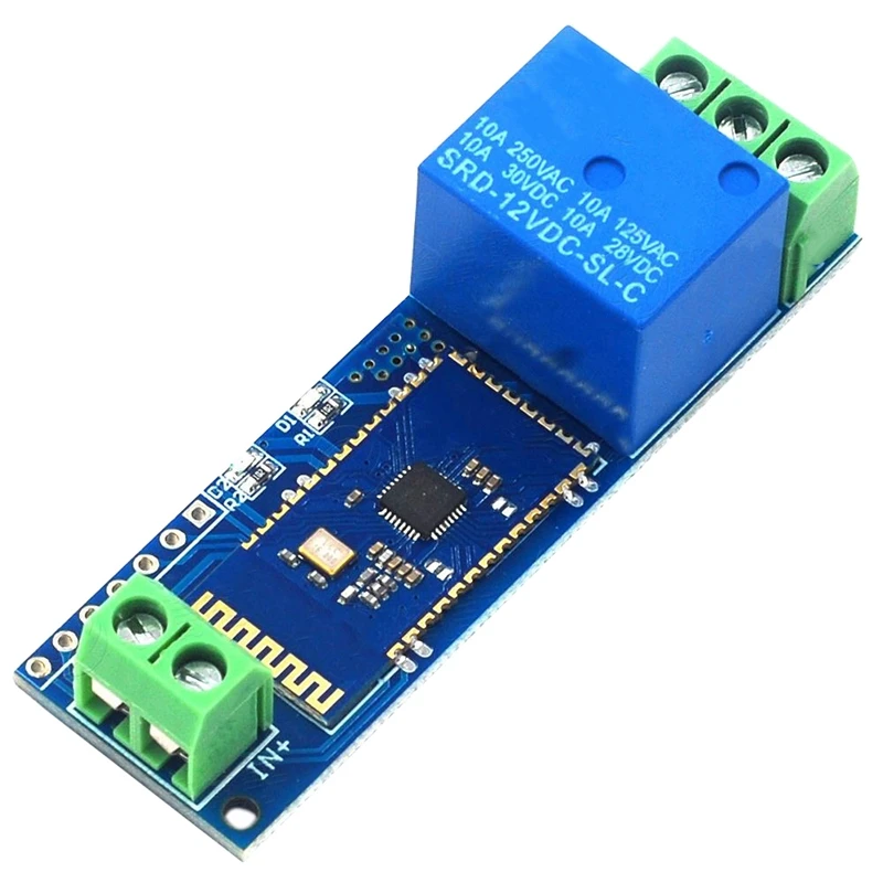 12V 블루투스 릴레이 모듈, 블루투스 원격 제어 스위치 IOT 블루투스 모듈 전화 릴레이