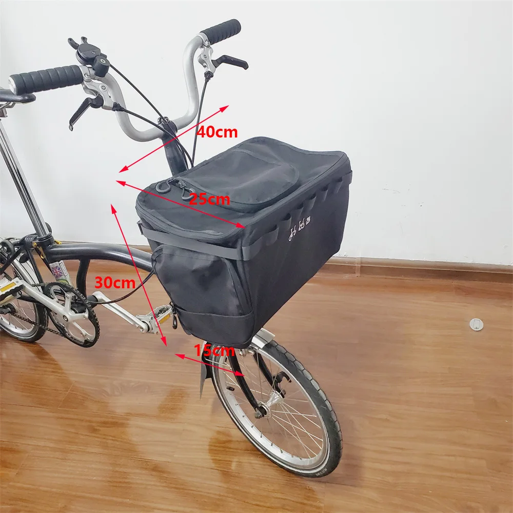 ブロンプトン用　フロントバスケット(布製) 楽天市場】折りたたみ自転車バスケット.ブロンプトン折りたたみ