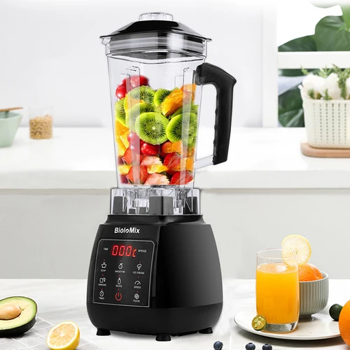 디지털 3HP BPA 프리 2L 자동 터치 패드 프로페셔널 블렌더 믹서 쥬서, 고출력 푸드 프로세서, 아이스 스무디, 과일 6