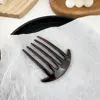 Wide Teeth Acetate Hair Combs Anti-static Traveling Colorful Hairdressing Comb Salon Styling 6 Teeth Massage Hair Brush 2