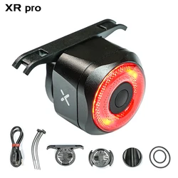 Enhanced LED Rechargeable Waterproof Taillight with Auto Brake Sensing (XR pro)