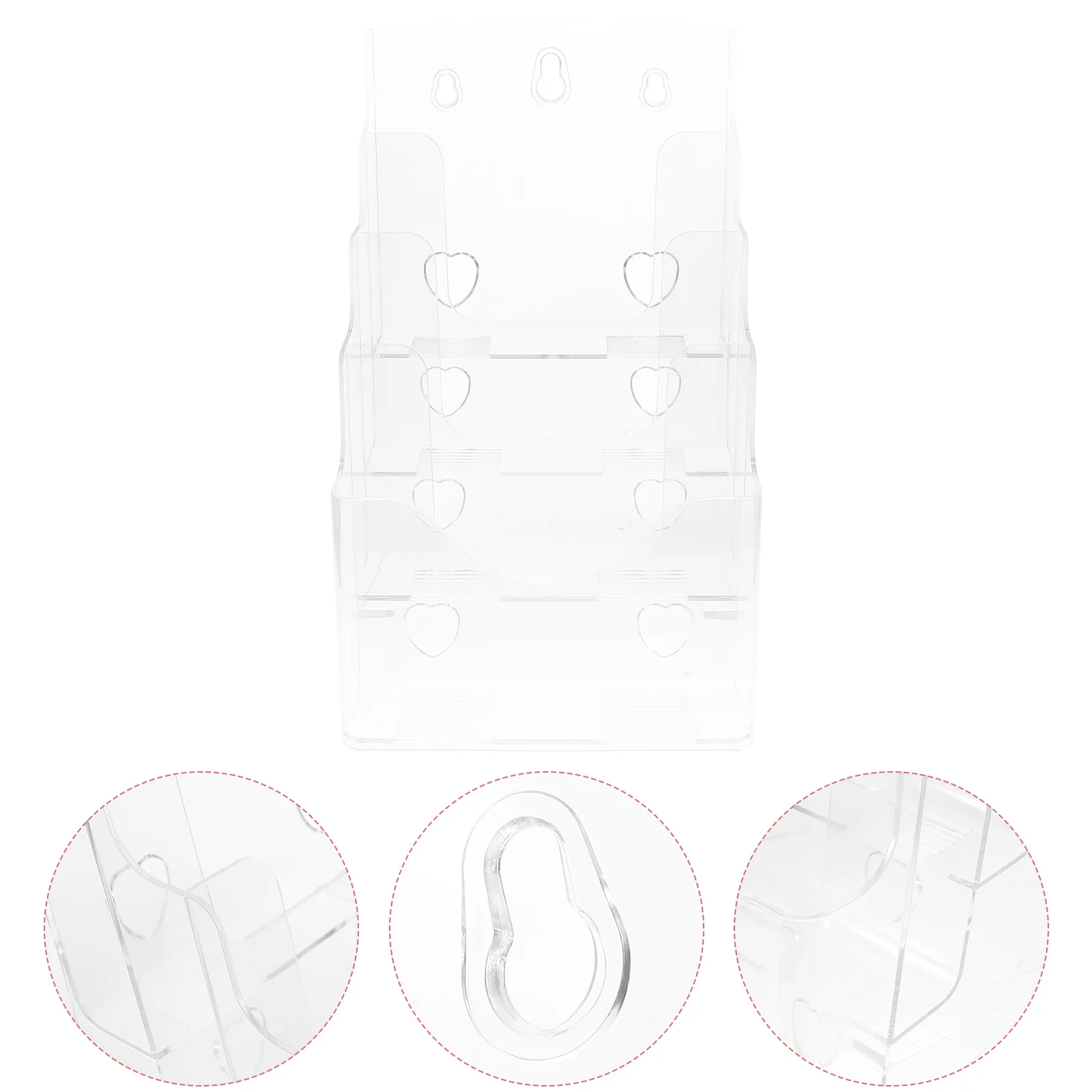 

Office Documents Storage Stand A5 Paper Files Storage Rack Multi-layer Brochure Magazine Display Rack for School Home Office