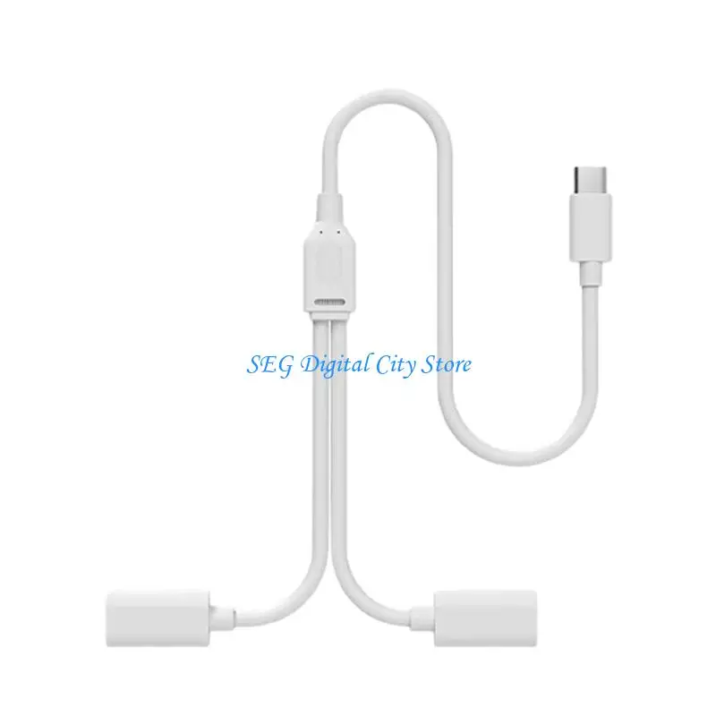 U75B 야외 태양 전지 패널 카메라 USB C 분배기 보안 시스템 용 충전 케이블 비바람에 견디는 PVC 건설 480Mbps 데이터