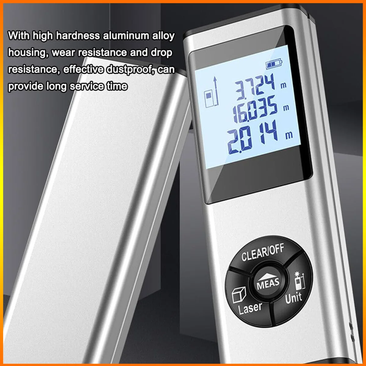 Handheld Rangefinder rea Volumes Measurement Device Multifunctional aluminum alloy distance meter for Home Improvement Surveying