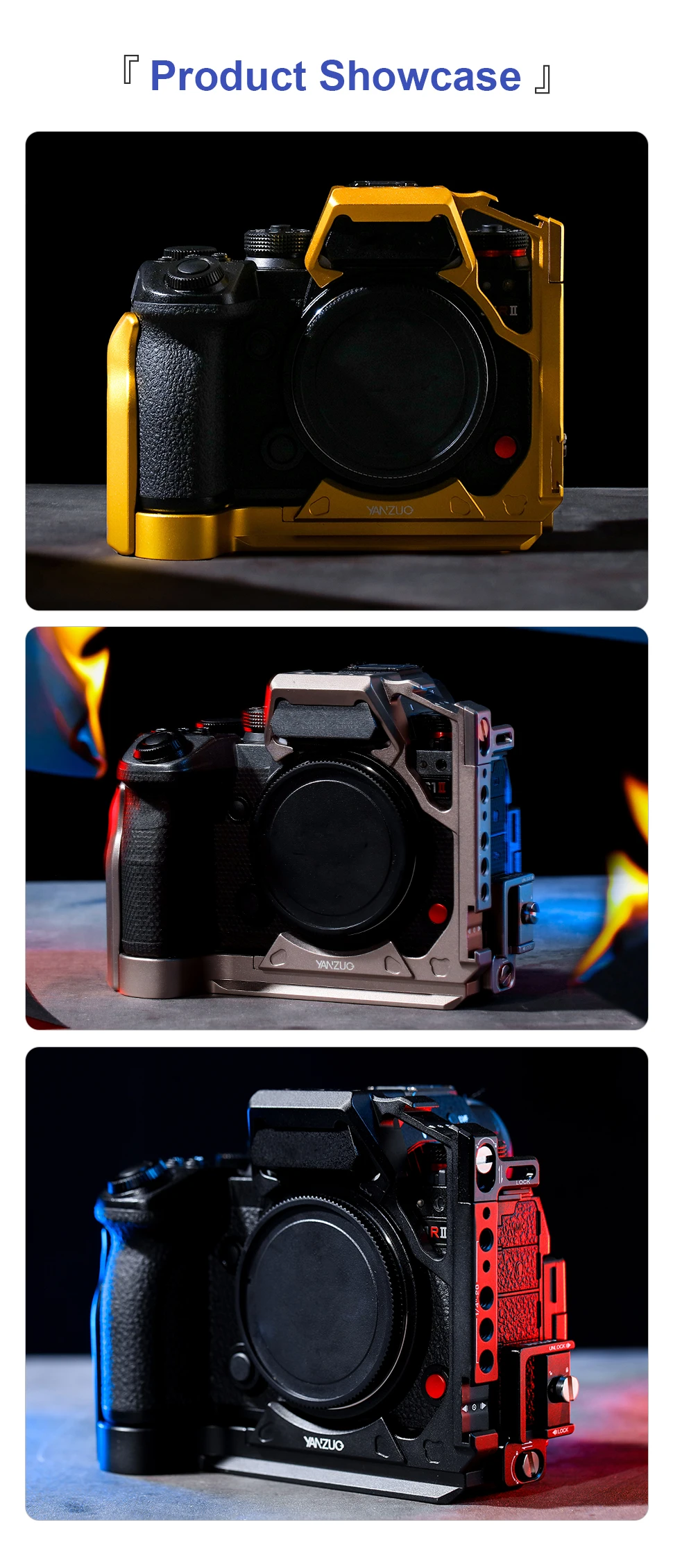 Suitable For Panasonic S1R2 Camera Rabbit Cage Lumix S1M2 Rabbit Cage Metal Came