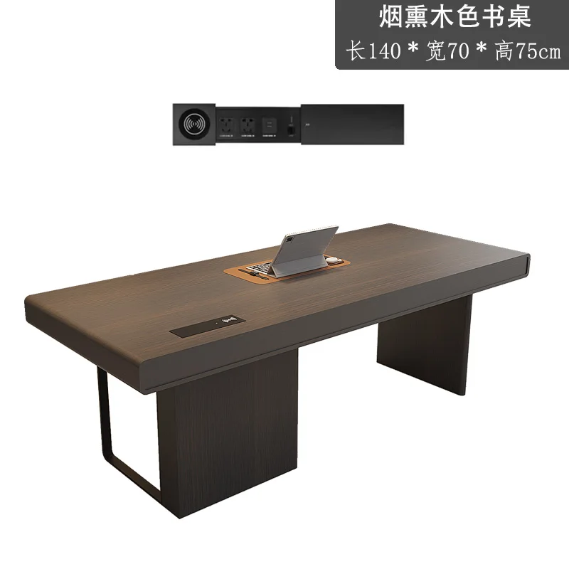 Stilvoller Chefschreibtisch, perfektes Büro, Arbeitszimmer, Ecke, modernes Design, entspricht Funktionalität, Mesa Para Computador-Zubehör