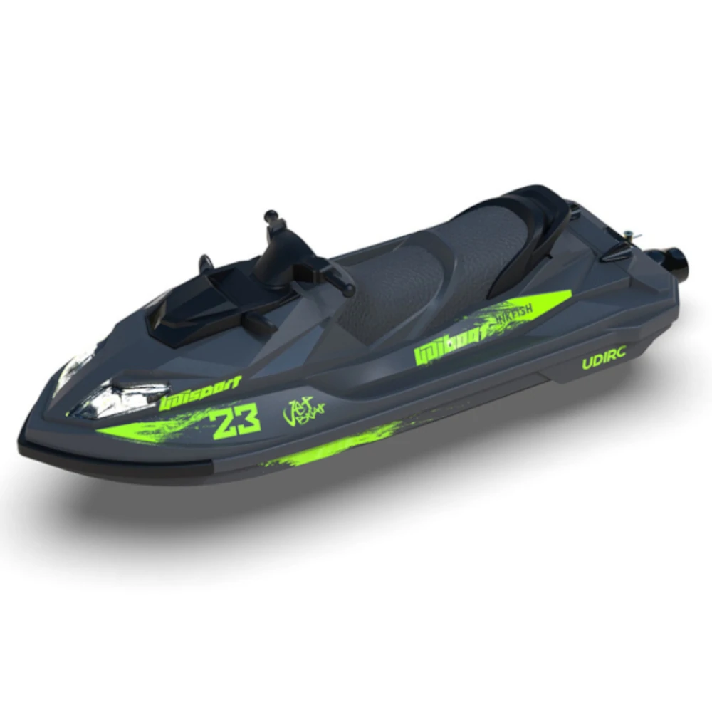 UDIRC 2.4G Jet Spray RC Boat Remote Control Speedboat Waterproof Self-Righting LED Lights RTR High-Speed Vehicles Models Toys