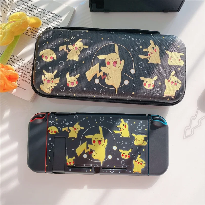 Cartoon-Pikachu-For-Nintendo-Switch-Protective-Case-Split-Housing-Box ...