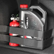 Car Trunk Organizer Elastic Fixing Belt Storage Bag Tapes Fire Extinguisher Fixing Belt Automobile