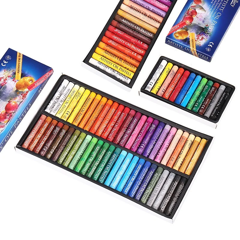 12/25/50 Colors Oil Pastel oil pastels For artist Student Graffiti Soft Pastel Painting Drawing Pen