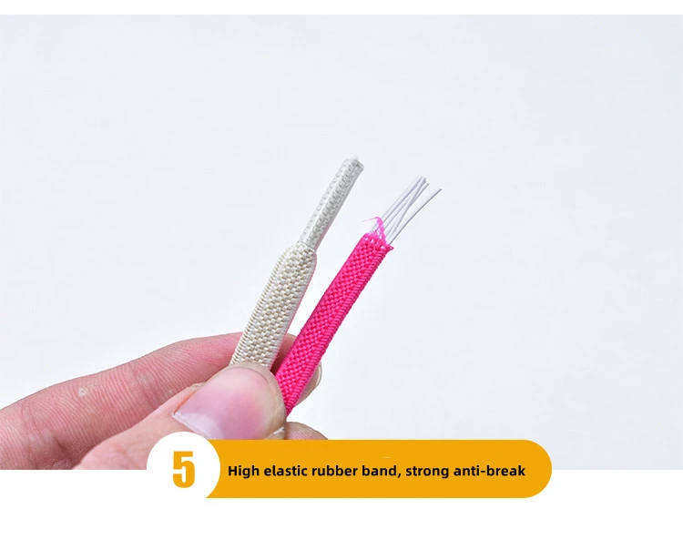 No Tie Flat Hiking Running Shoe Lace Elastic Shoelaces Outdoor Leisure Sneakers Quick Safety Flat Shoelace Kids Adult Lazy Laces