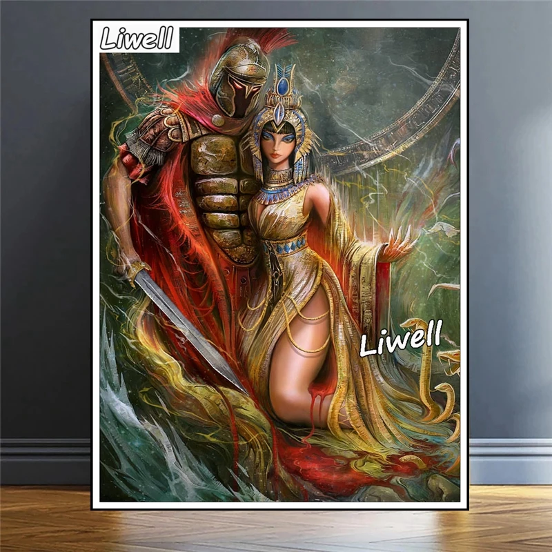 Nephthys Isis Egyptian Goddess Diamond Embroidery Painting