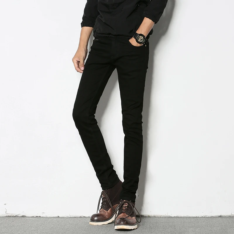 Mens Skinny Jeans Classic White Black Slim Fit Stretch Casual Denim Treosers Fashion All-match Mens Pencil Pants men jeans mens jeans jeans trousers denim trousers
