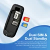 MKTEL BM10 Mini Feature Phone With Earhook Dual SIM Dual Standby 380mAh Battery MP3/MP4/FM Radio/Bluetooth/GPRS 5