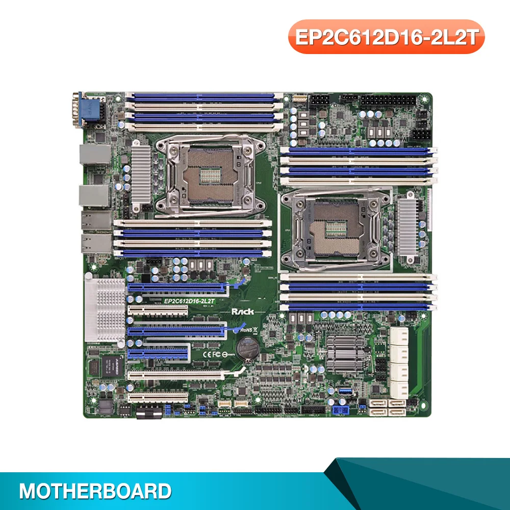 

Server Motherboard For EP2C612D16-2L2T For ASROCK DDR4 2400 LGA2011 C612 Support Array 5 E5-2600 V3 V4