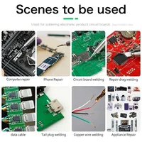 60WElectric Soldering Iron Set with Soldering Iron Head 100g Tin Wire And 366-D Tin Gun - Complete Soldering Kit for Electronics - Image 6